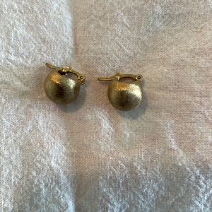 Gold plated Huggie Earrings